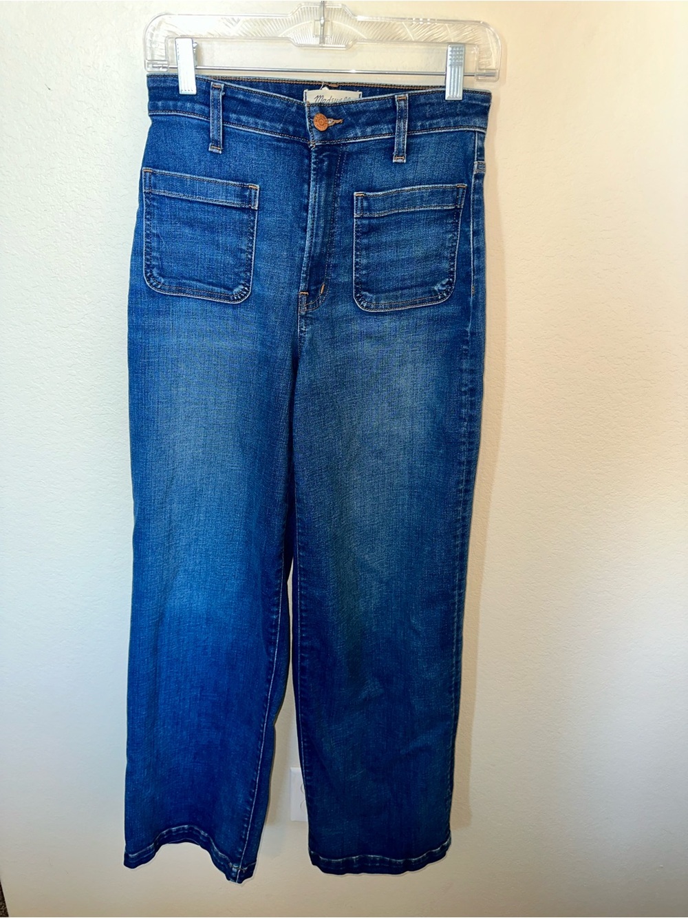Madewell Curvy Emmett Wide Leg Jeans